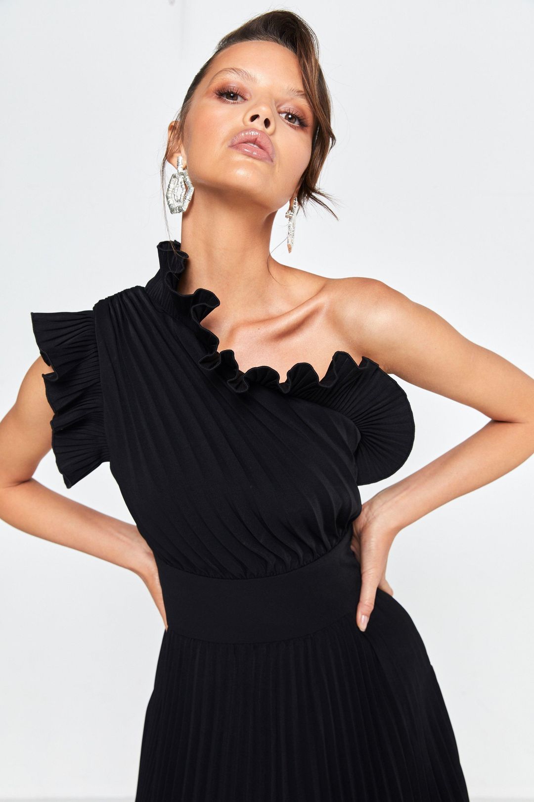 Mossman The Lady Like Dress Black Size 16 for rent on The Volte - main image