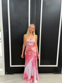 HNTR The Label Gaia Maxi Gown in Lille Size S / 8 for rent on The Volte - image 2