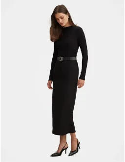 Forever New Edwina 2 In 1 Midi Dress Size 6 Black for rent on The Volte - image 3