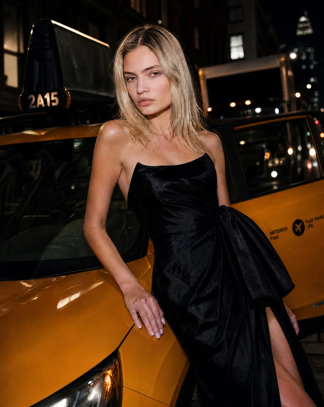 Elle Zeitoune Lennox Black Dress Size 6 for rent on The Volte - main image