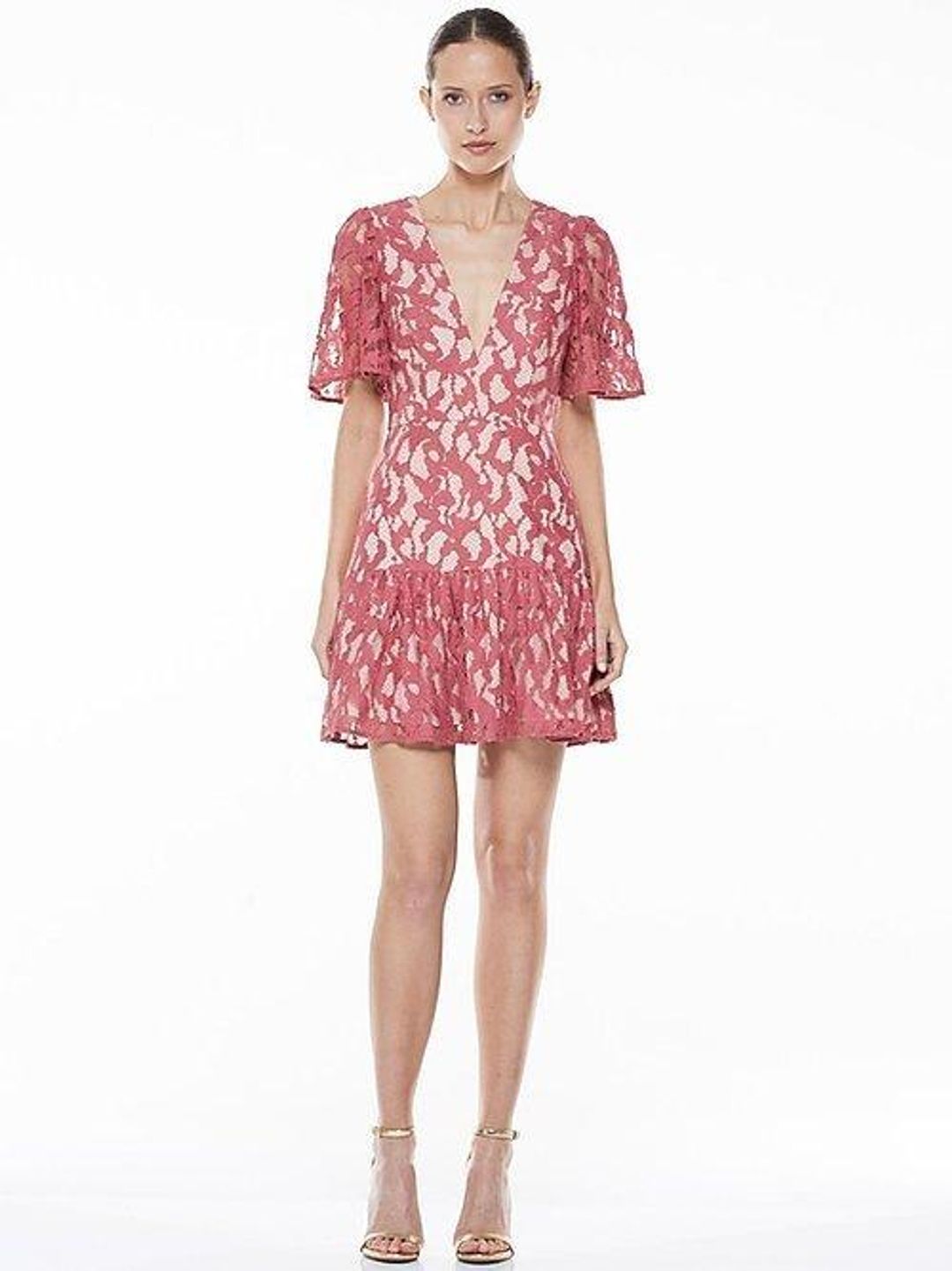 Talulah Immediacy Mini Dress Pink Size 10 for rent on The Volte - main image