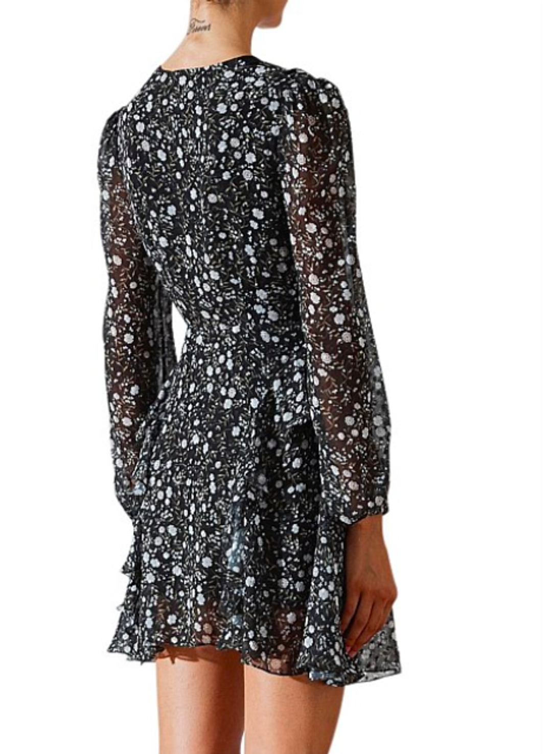 Jarrett Tie Front Mini Dress for rent on The Volte - main image