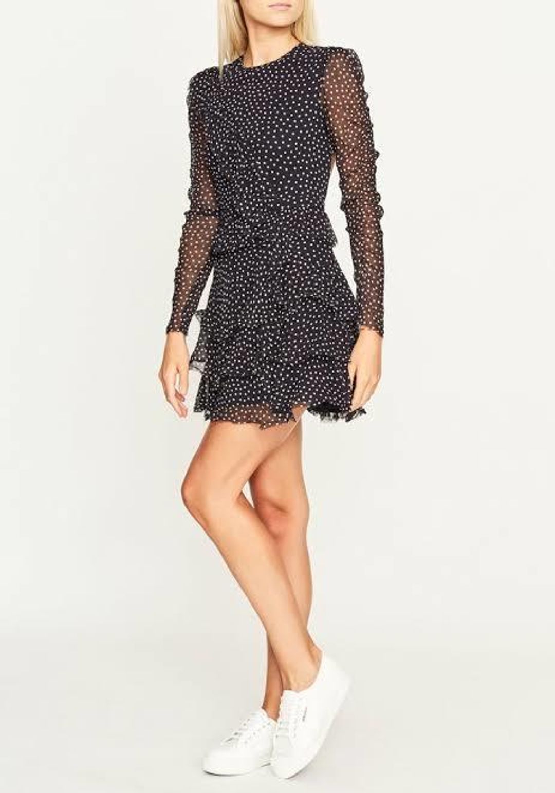 Sir The Label Constance Mini Dress Navy | AU 10  for rent on The Volte - main image