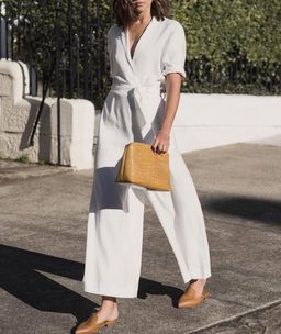 Viktoria & Woods ONASSIS JUMPSUIT White Size 1  for rent on The Volte - image 1