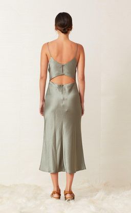 Bec and Bridge Mila Slip Dress green size 8 for rent on The Volte - image 2