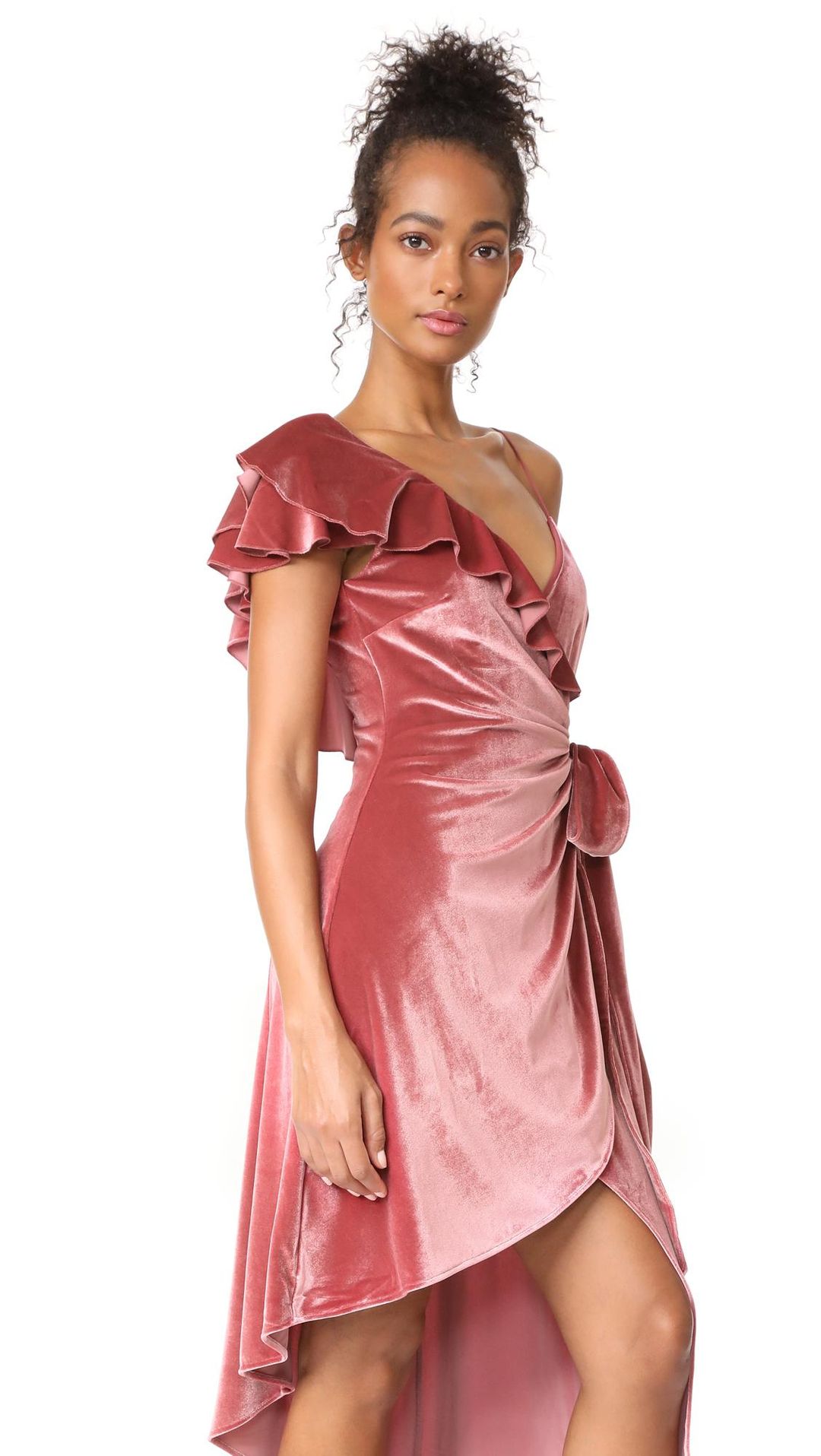 Self Portrait Devore Wrap Dress size 8 for rent on The Volte - main image