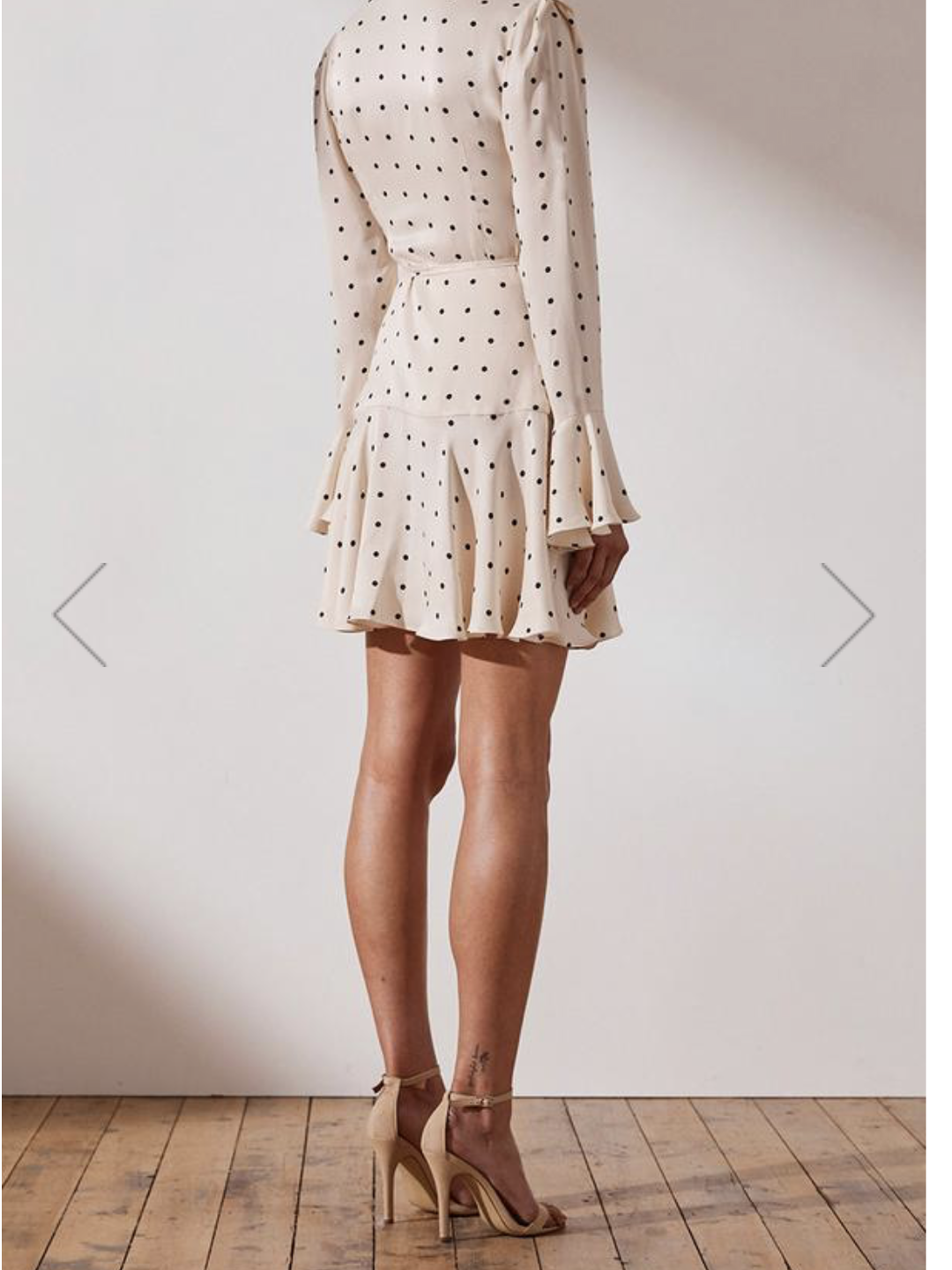 Shona Joy O'Dell Wrap Mini Dress Size 10 for rent on The Volte - main image