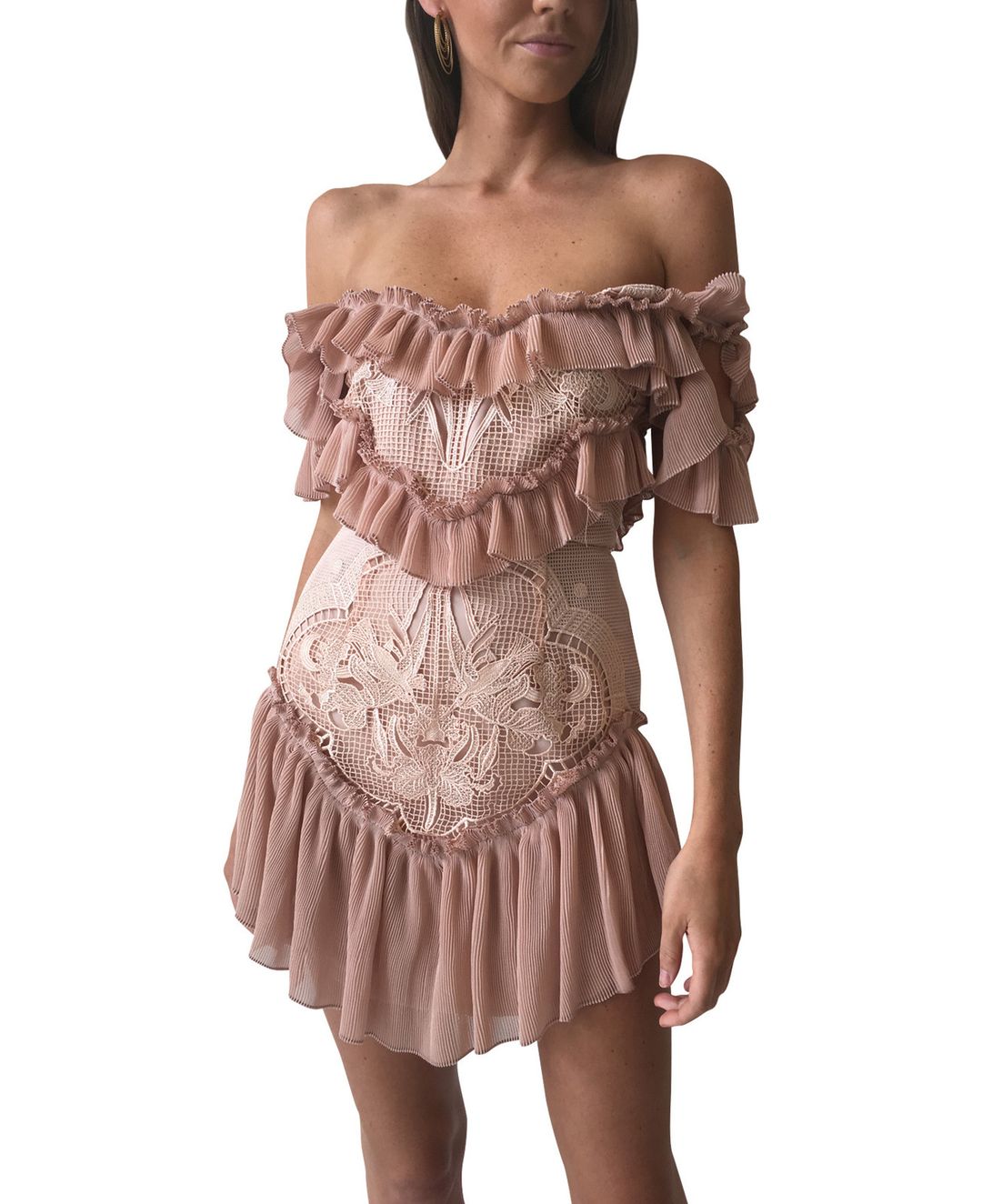 Alice McCall Lovebirds Dress Rose Pink Size 6 for rent on The Volte - main image