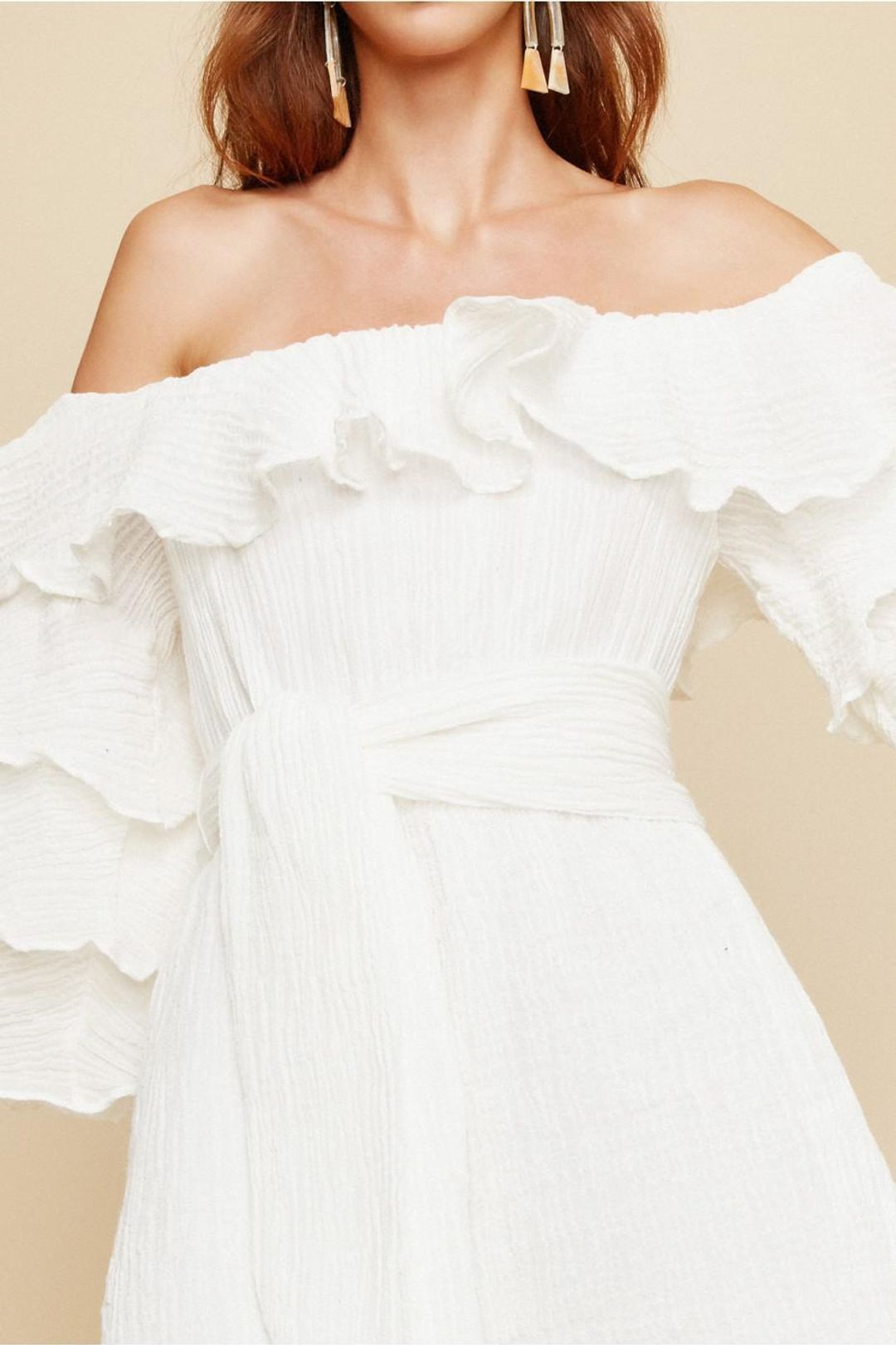 C/MEO Collective Sacrifices Mini Dress White Size XXS/ AU 6 for rent on The Volte - main image