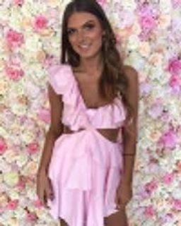 SOFIA THE LABEL | Rose Dress in Baby Pink | Size 6 for rent on The Volte - image 3