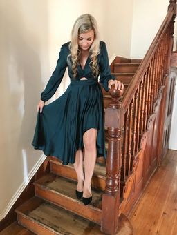 Sheike Fanicful Dress green size 8 for rent on The Volte - image 4