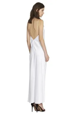 Camilla and Marc The Bowery Slip Dress Cold White Size 6 for rent on The Volte - image 2