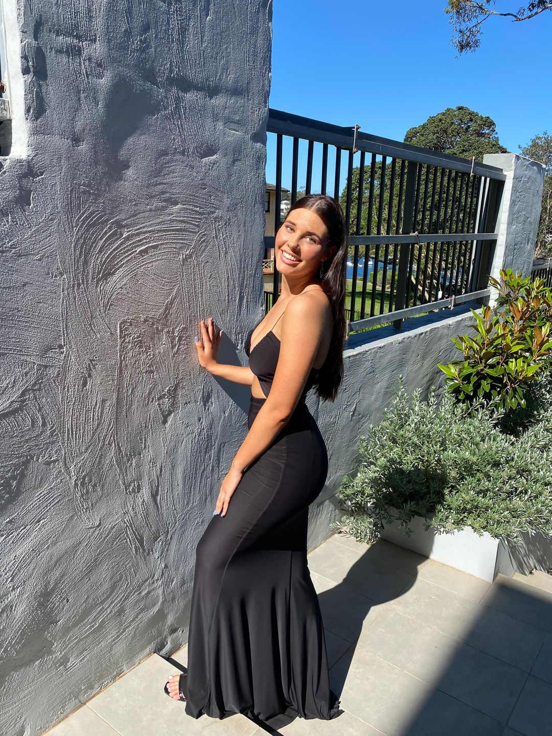 Natalie Rolt Cher Gown Black Size 8 for rent on The Volte - main image