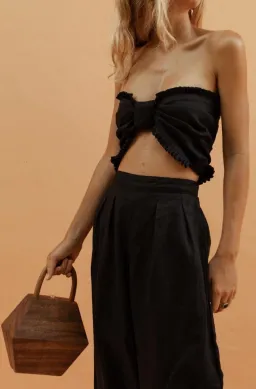 Posse The Label Alfie Jumpsuit Black Size 8 for rent on The Volte - image 3