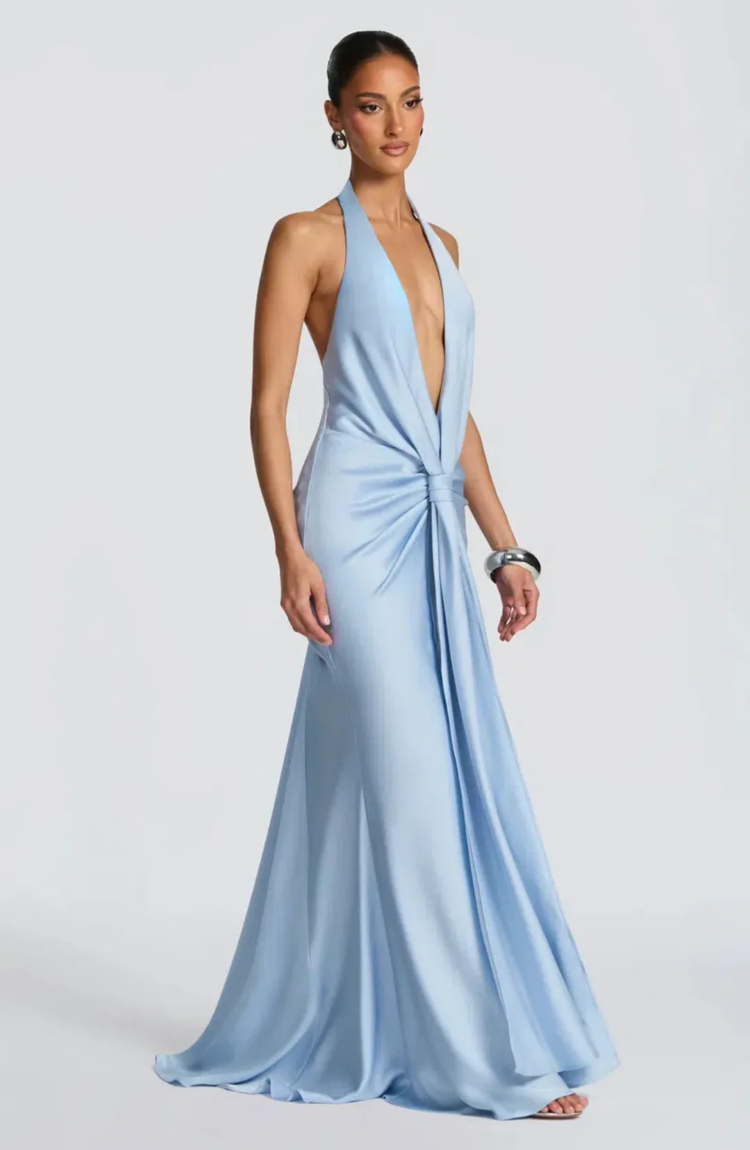 BABY BOO LINETTE GOWN / GLACIER BLUE / SIZE 8 for rent on The Volte - main image