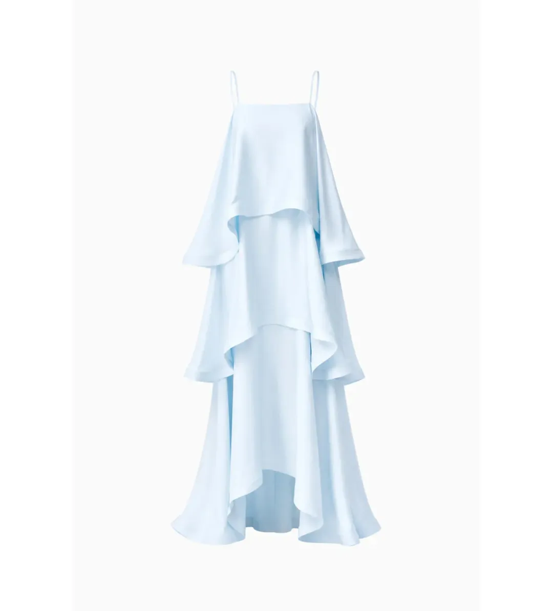 Elliatt Tilly Tiered Maxi Dress in Blue Size S/AU 8 for rent on The Volte - main image