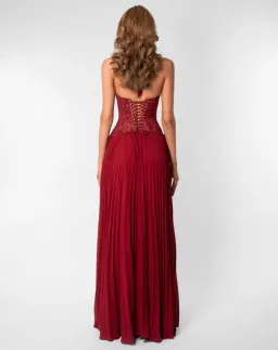 Fenity Gaia Dress in Red Size S for rent on The Volte - image 3
