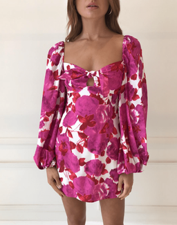 Alice McCall Lover to Lover Dress Plum Pink Print Size 6 for rent on The Volte - image 4