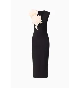 Elliatt Zahara V-Neck Gown in Black Size M/AU 10 for rent on The Volte - image 5