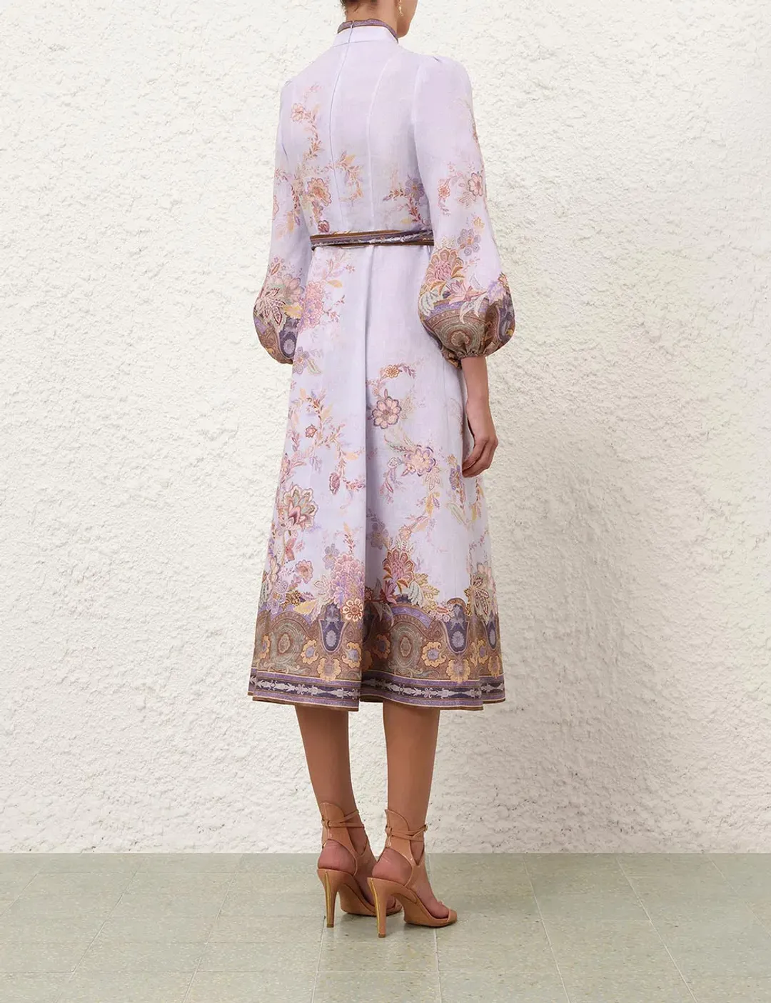 Zimmermann Luna Button Midi Dress - size 1 for rent on The Volte - main image