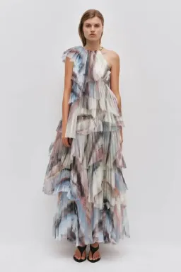 👗 BRAND NEW AJE Westlyn Gown – Blue Reverie – Size 8 Formal Maxi Dress👗 for rent on The Volte - image 1