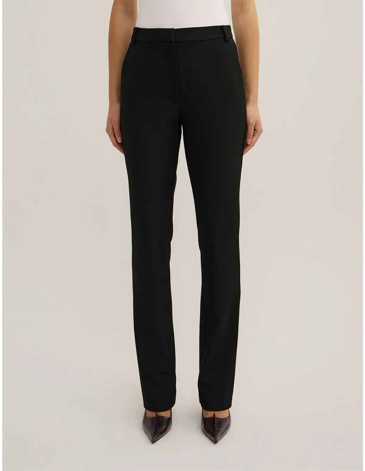 Witchery Bootcut Pants Size 8 AU Black for rent on The Volte - main image