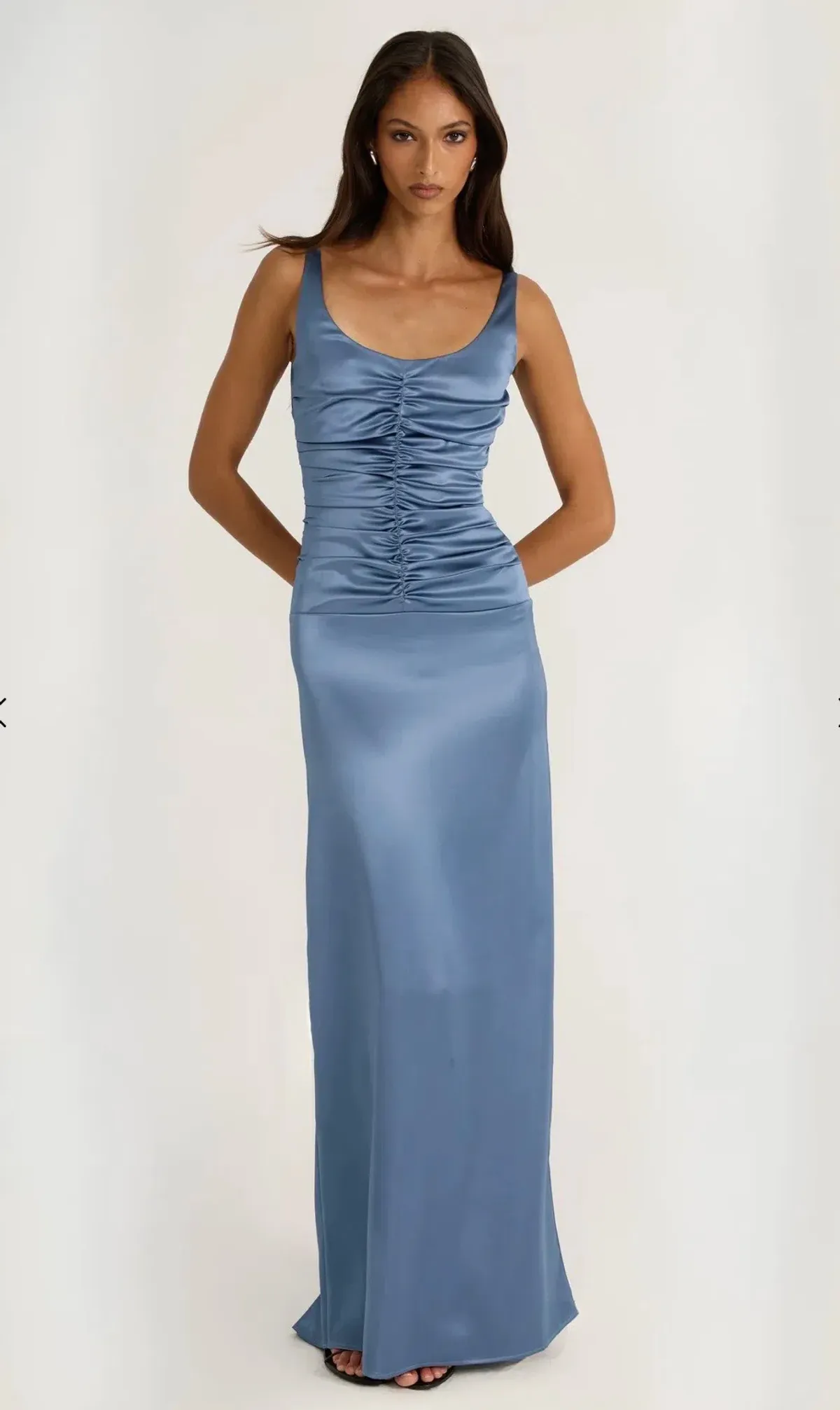 Ance Gria Atlein Dress in Vintage Blue Size 10 for rent on The Volte - main image