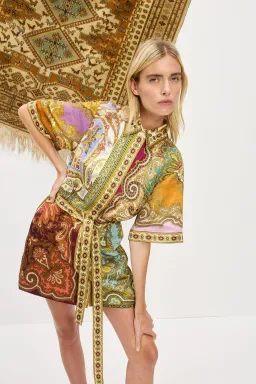 Alemais Clemenza Spliced Mini Dress Size 6 for rent on The Volte - image 2
