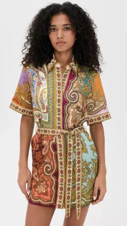 Alemais Clemenza Spliced Mini Dress Size 6 for rent on The Volte - image 3