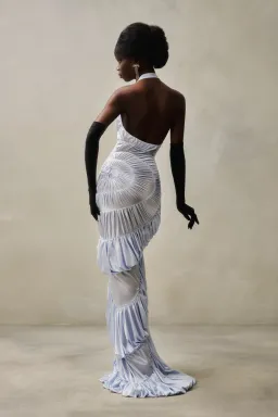 DATT Ammonite Gown in Baby Blue size 6 for rent on The Volte - image 3