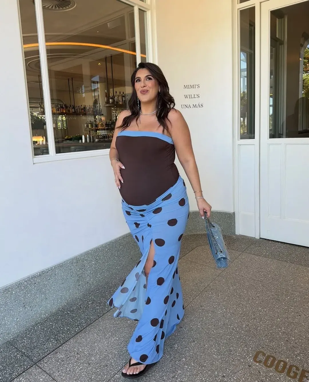 Benni Rumi Maxi Dress Brown/Choc Size 8 for rent on The Volte - main image