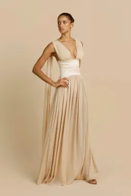 Arcina ORI RAMONA DRESS CHAMPAGNE Size Small for rent on The Volte - image 4