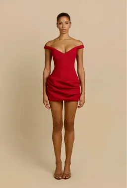 Arcina Ori AVERY DRESS RED Size Small for rent on The Volte - image 3