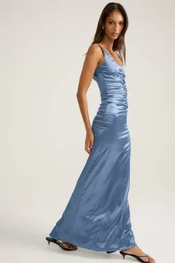 Ance Gria Atlein Full Length Gown in Blue Size XS / AU 6 for rent on The Volte - image 2