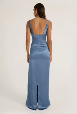 Ance Gria Atlein Full Length Gown in Blue Size XS / AU 6 for rent on The Volte - image 3