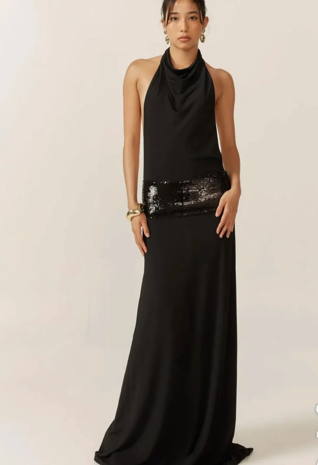 ANCE GRIA ADELE GOWN BLACK SIZE XS for rent on The Volte - main image