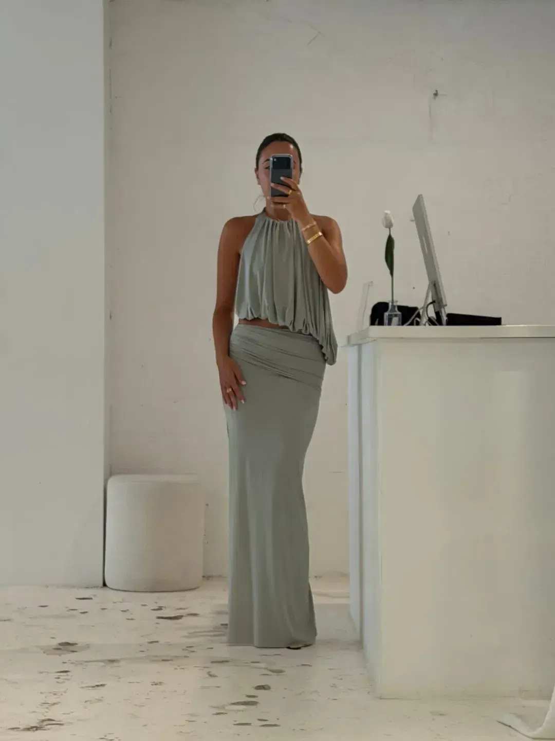 BEC & BRIDGE CADENCE MAXI PISTACHIO SIZE 12 for rent on The Volte - main image