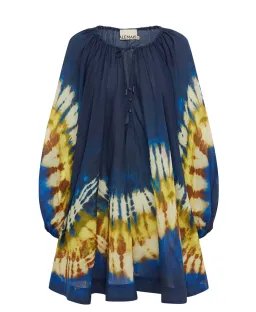 ALEMAIS MARTINE PRINTED RAMIE MINI DRESS SZ 12 for rent on The Volte - image 1