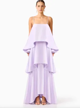 Elliatt Tilly Tiered Maxi Dress in Purple sz 12 for rent on The Volte - image 1