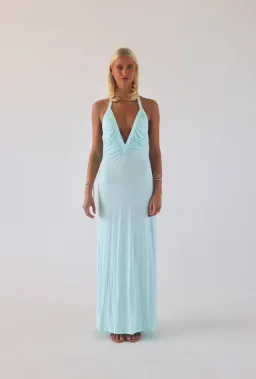 Solamusa Angelina Maxi in Aqua for rent on The Volte - image 1