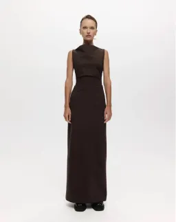 Harris Tapper Brown Matilda Dress Size AU 14 for rent on The Volte - image 1