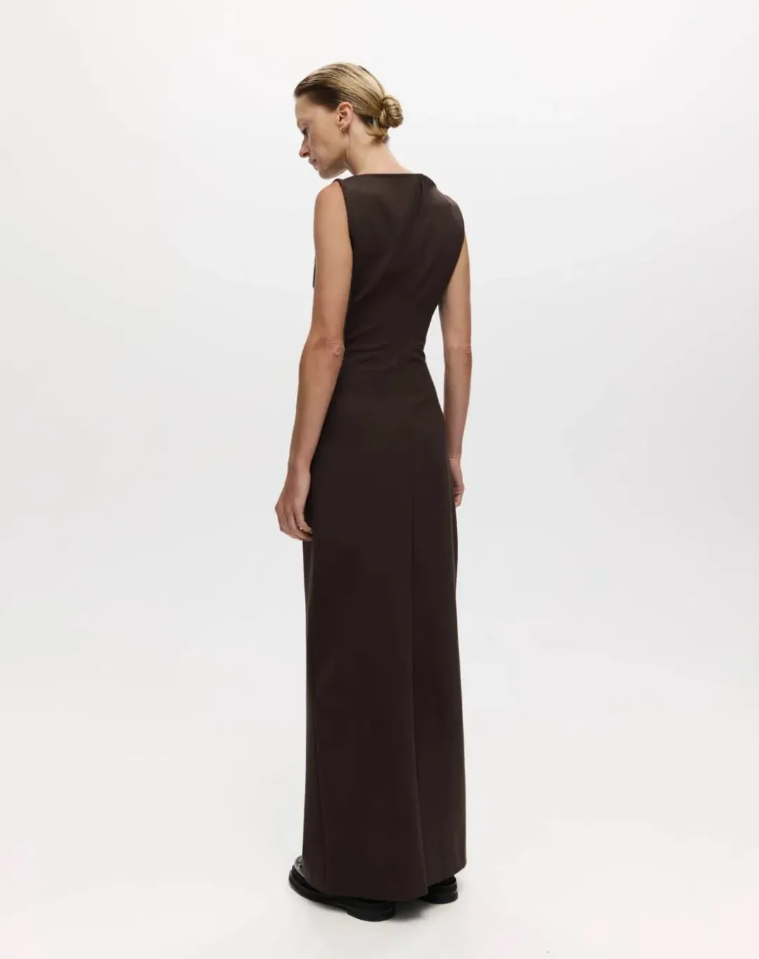 Harris Tapper Brown Matilda Dress Size AU 14 for rent on The Volte - main image