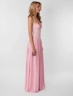 Fenity Faye Maxi Dress in Pink Size XS for rent on The Volte - image 5