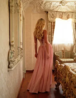Fenity Faye Maxi Dress in Pink Size XS for rent on The Volte - image 2
