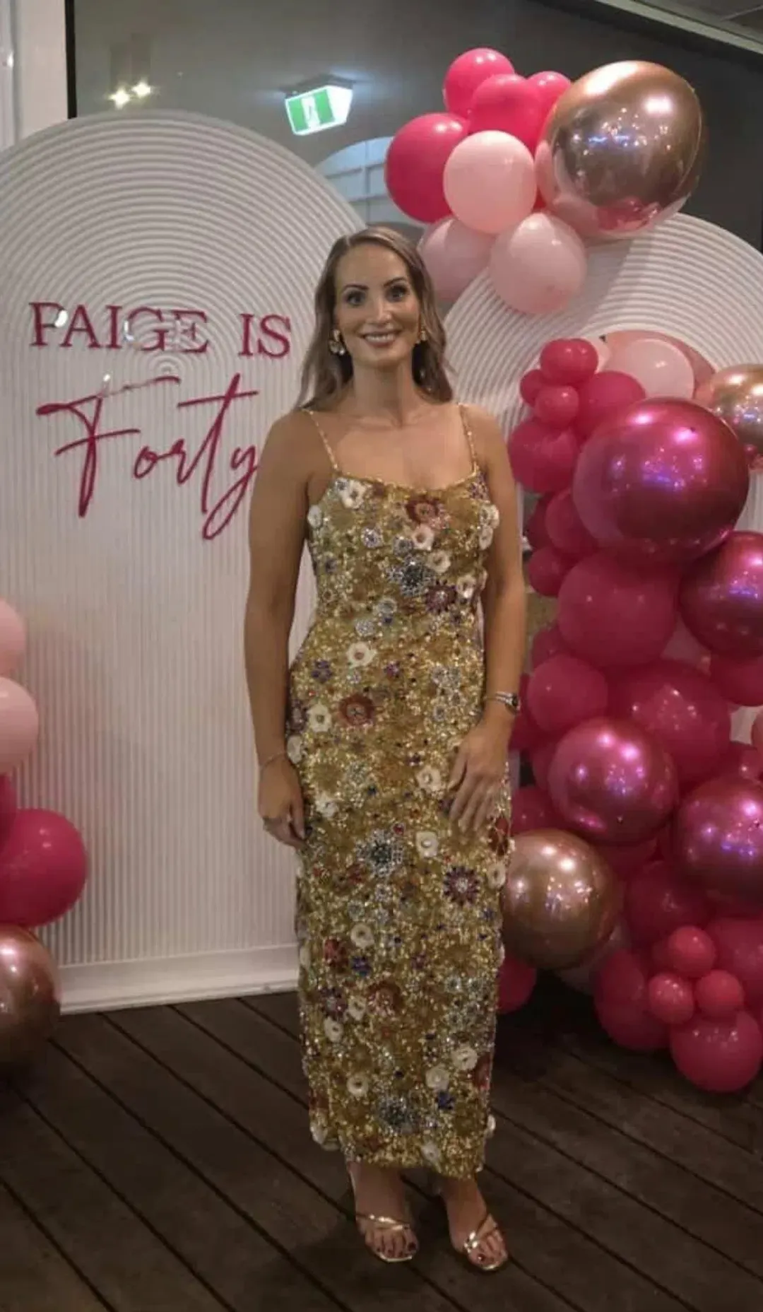 Rachel Gilbert Francesca Gown Gold Size 1/AU8 for rent on The Volte - main image