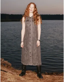 Neuw Denim Chelsea Denim Midi Dress L Alphaville for rent on The Volte - image 2