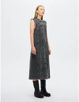 Neuw Denim Chelsea Denim Midi Dress L Alphaville for rent on The Volte - image 3
