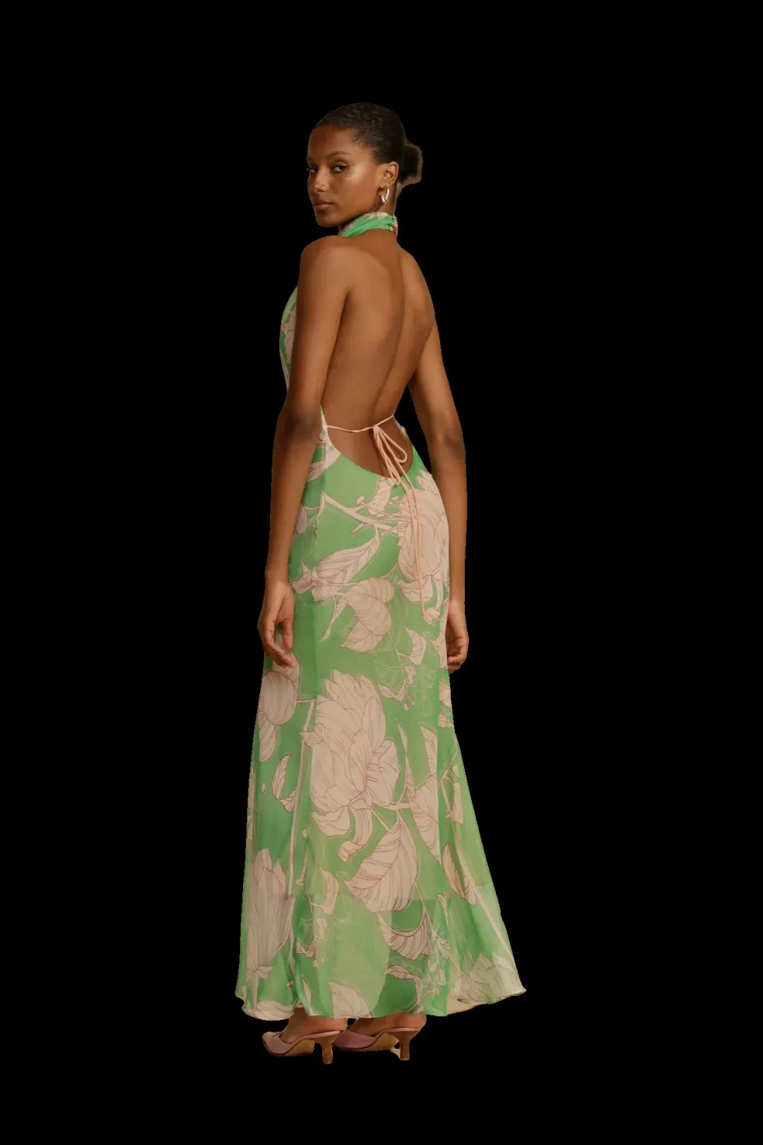  Josephine Maxi Dress Green Size XS / AU 6  for rent on The Volte - main image