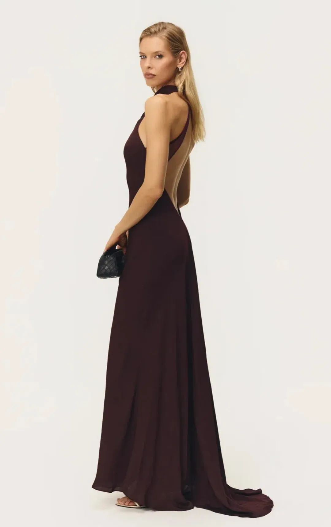 ARCINA ORI Avaline Dress Plum Size XS (AU 6) for rent on The Volte - main image