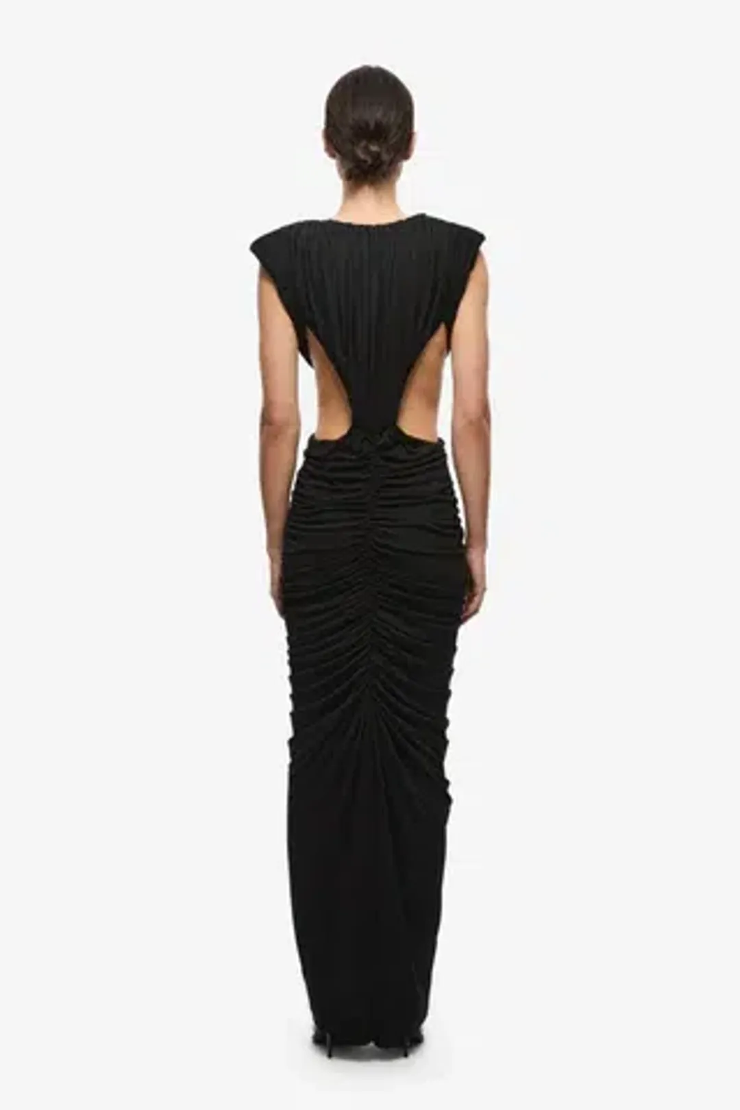 The Solacia Cupro Dress Black Size XXS (Au 4-6) for rent on The Volte - main image
